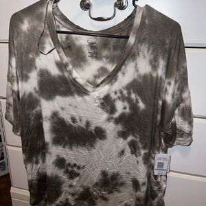 Tie dye women blouse with tags!